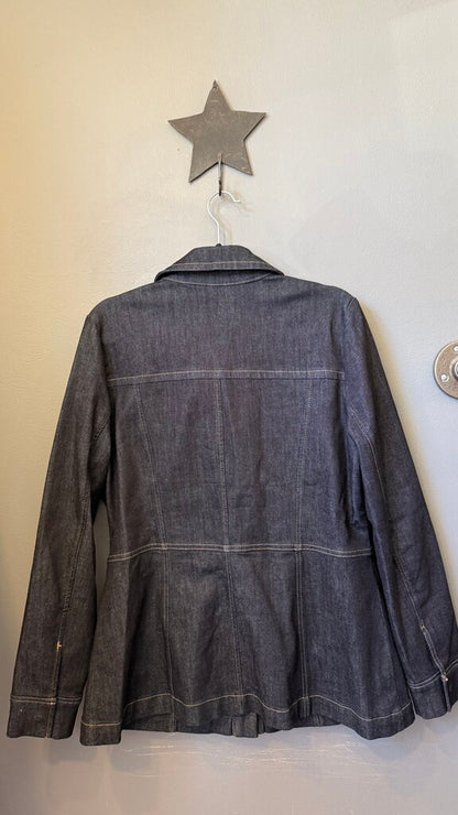 Dark Denim Fitted Jacket