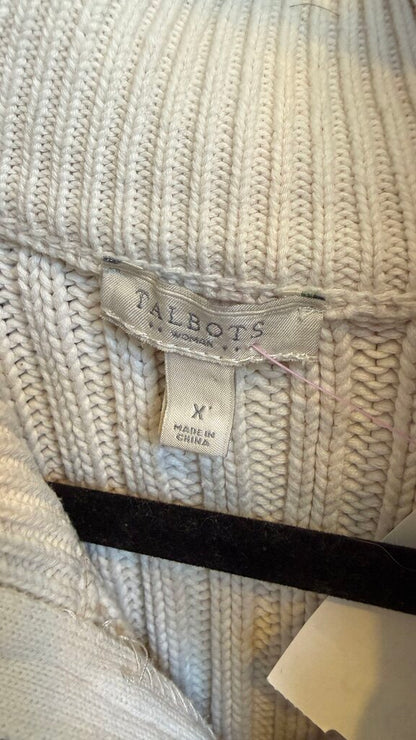Cotton Ribbed Zip Sweater