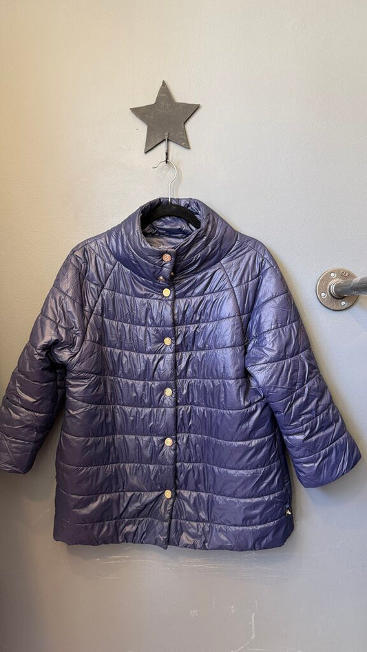 Funnelneck Quilted Coat