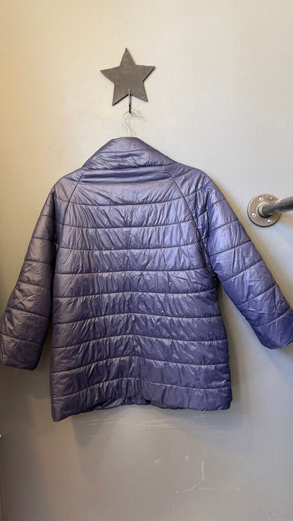 Funnelneck Quilted Coat