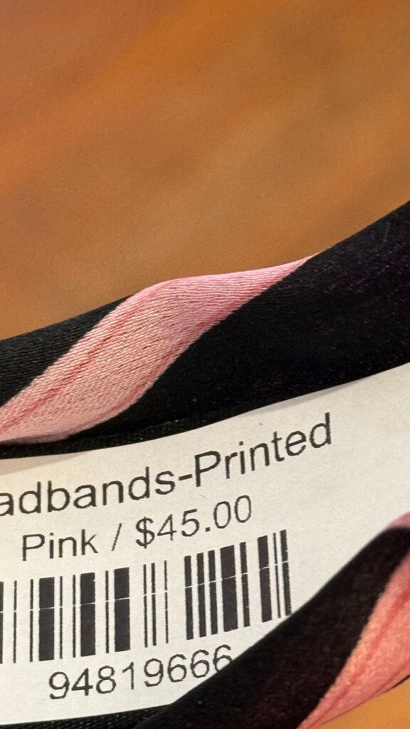 Satin Scarf Print Headband