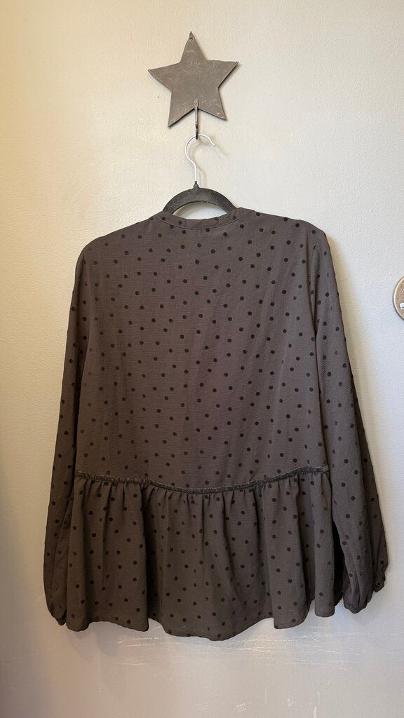 Velvet Dot Blouse