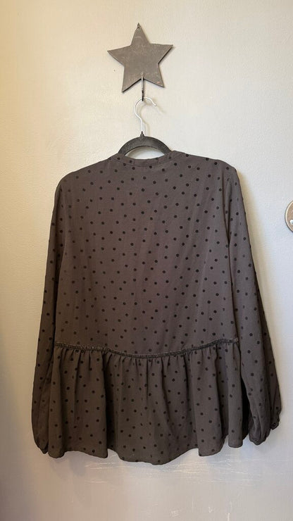 Velvet Dot Blouse