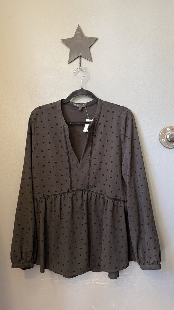 Velvet Dot Blouse