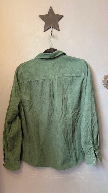 Micro Corduroy Button Up Shirt