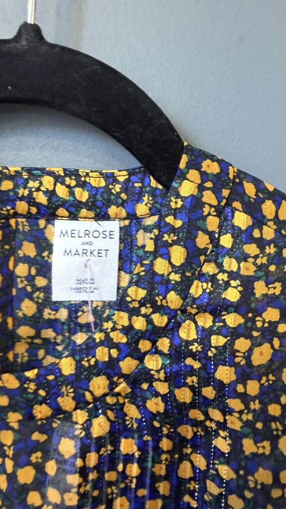 Smocked Waist Speckle Blouse