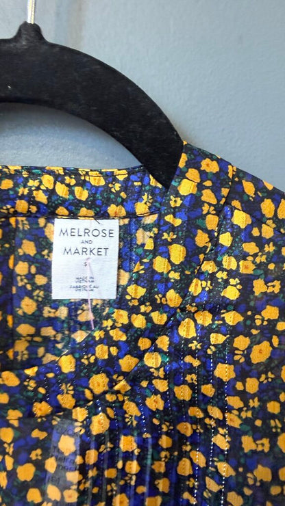 Smocked Waist Speckle Blouse
