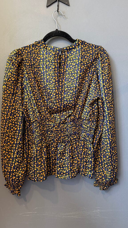 Smocked Waist Speckle Blouse