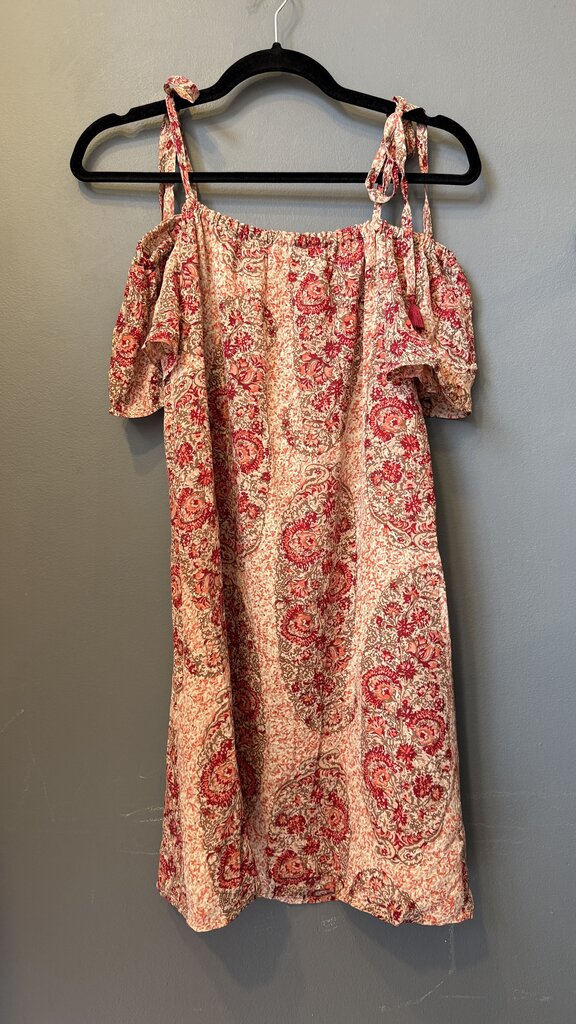 Silk Off the Shoulder Mini Dress