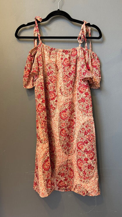 Silk Off the Shoulder Mini Dress