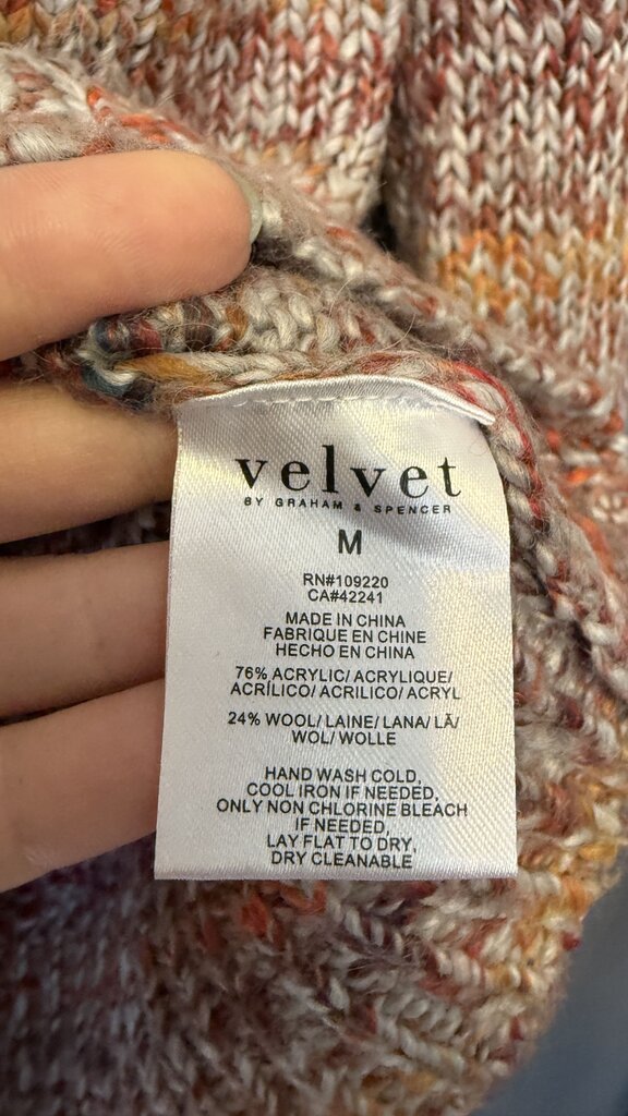 Varigated Wool Blend Sweater