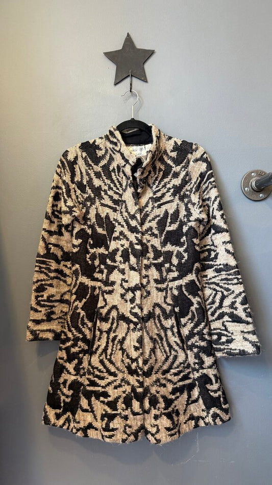 Mockneck Sweater Coat