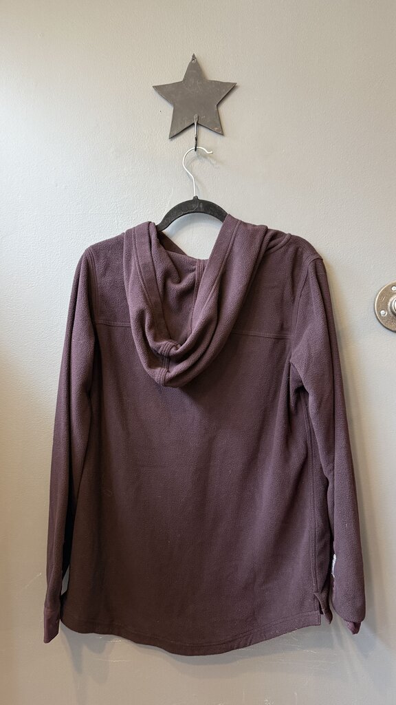 Fleece Hoodie Snap Pullover