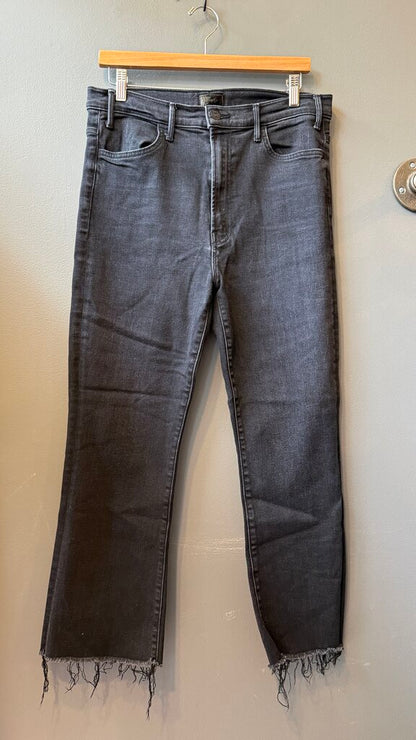 Hustler Ankle Fray Black Jeans