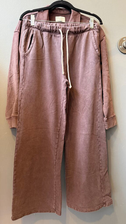 Set Wide Leg Pants + Shacket