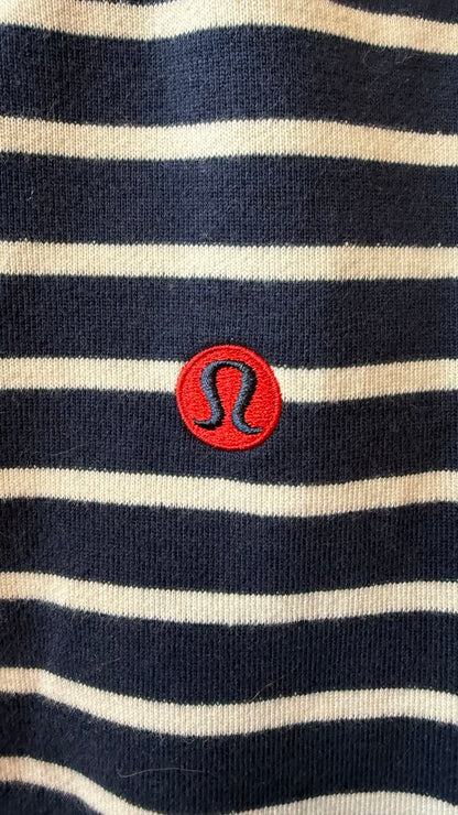 Stripe Logo Pullover
