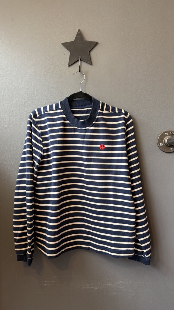 Stripe Logo Pullover
