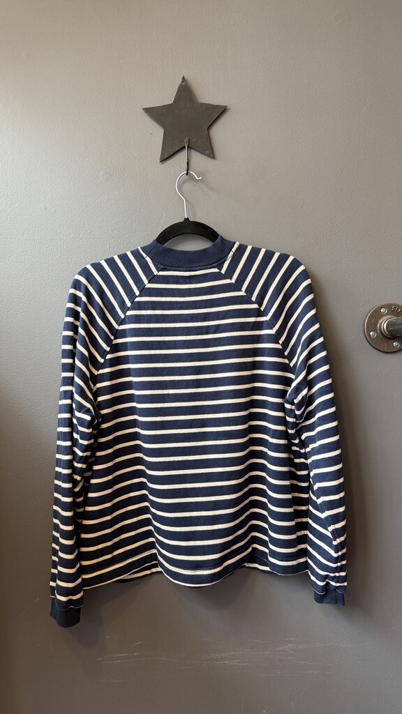 Stripe Logo Pullover