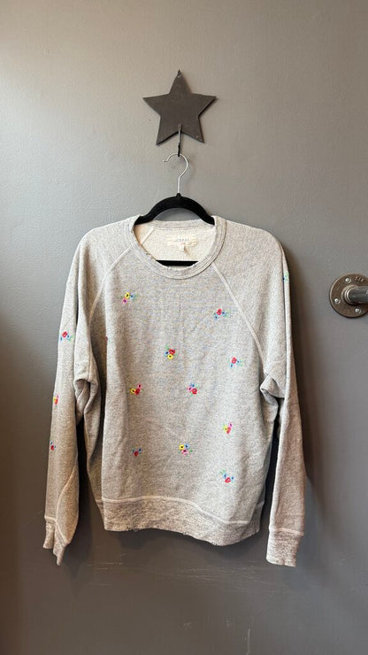 Embroidered Crewneck Sweatshirt