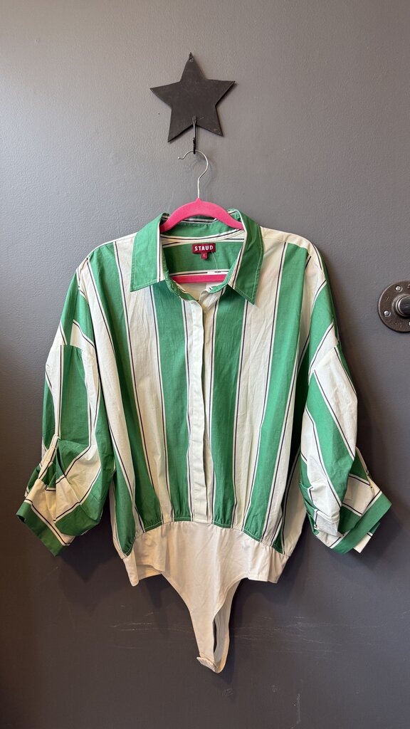 Stripe Shirt Bodysuit