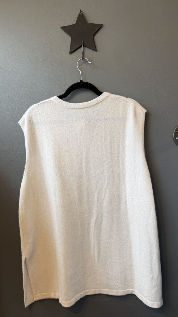 Cashmere Cotton Swing Sleeveless Sweater