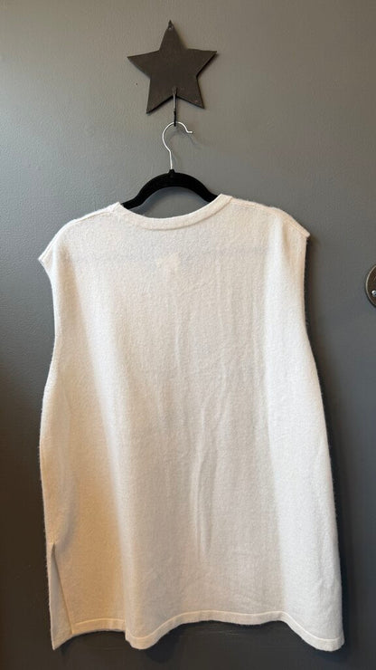 Cashmere Cotton Swing Sleeveless Sweater