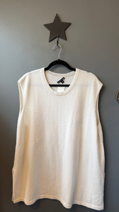 Cashmere Cotton Swing Sleeveless Sweater