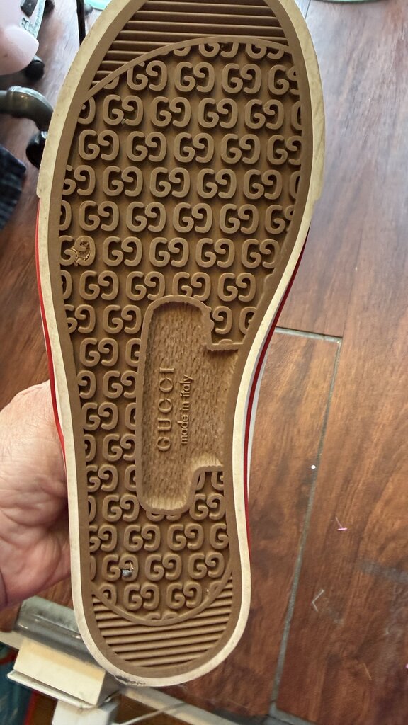 1977 Tennis Denim Logo Sneakers
