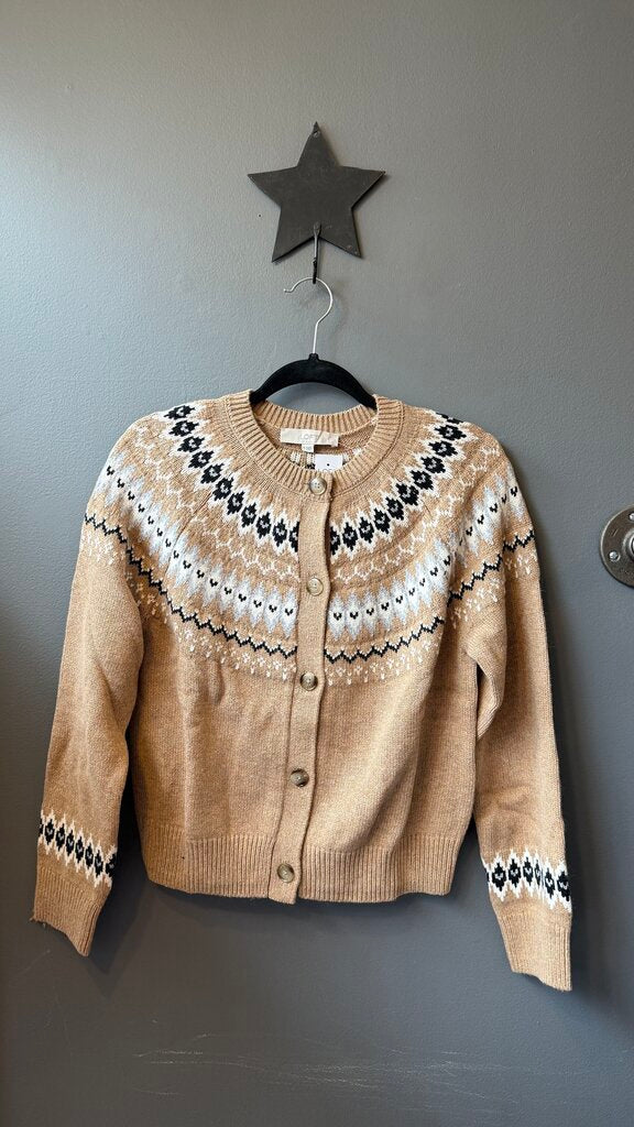 Fair Isle Cardigan Sweater