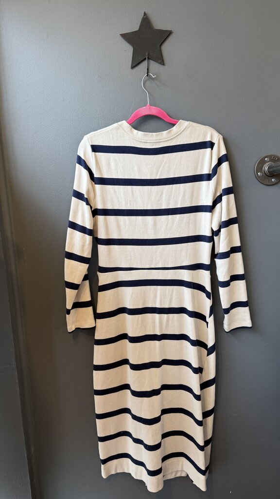 Knit Stripe Knot Midi Dress