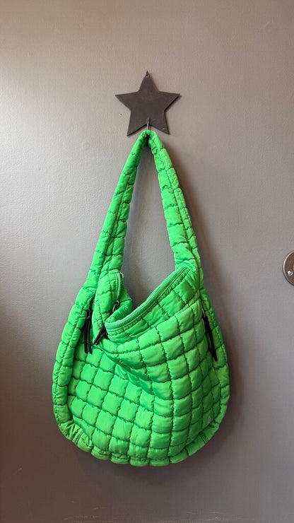 Quilted Hobo Shoulder Bag