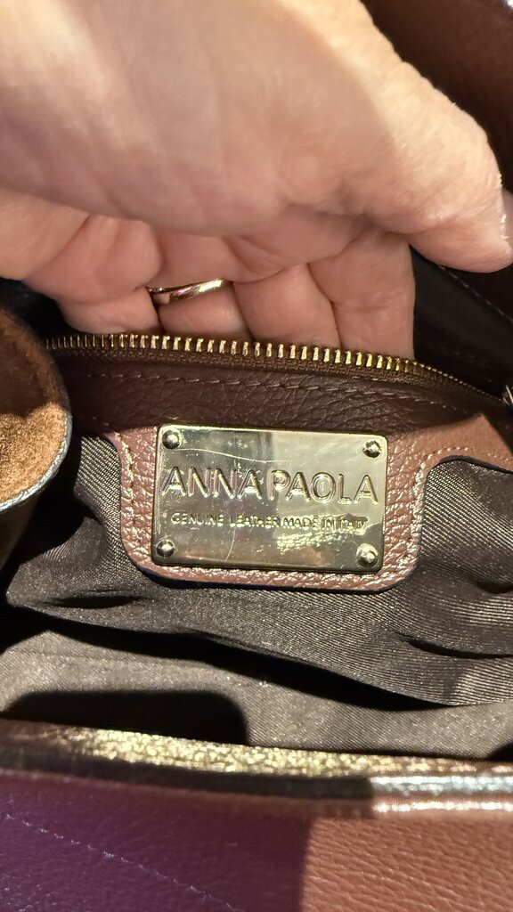 Leather Top Handle Satchel Bag
