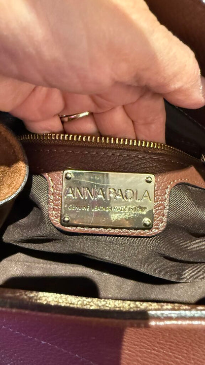 Leather Top Handle Satchel Bag