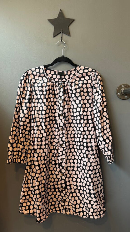 Polka Dot Relaxed Shirtdress