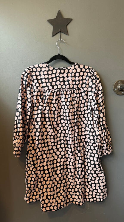Polka Dot Relaxed Shirtdress