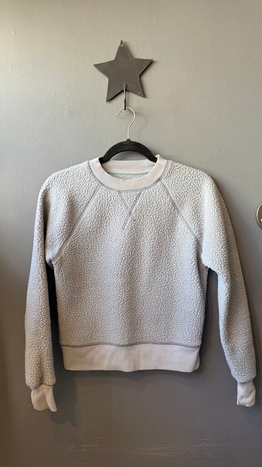 Sherpa Crewneck Fleece Sweatshirt