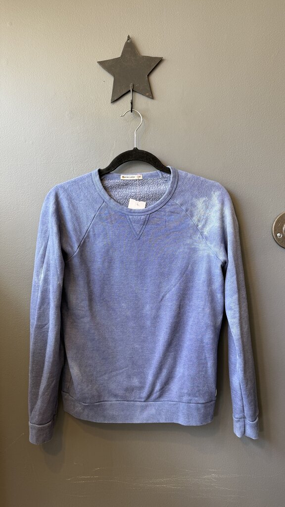 Indigo Dyed Terry Crewneck Sweatshirt