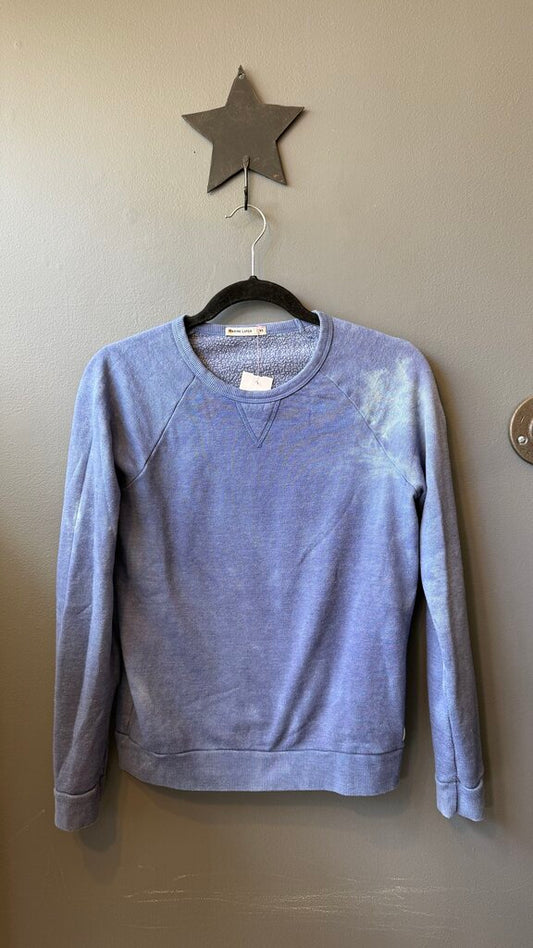 Indigo Dyed Terry Crewneck Sweatshirt