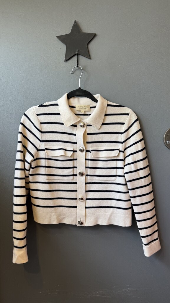 Wool Pocket Front Cardigan Sweater
