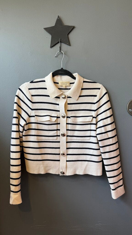 Wool Pocket Front Cardigan Sweater