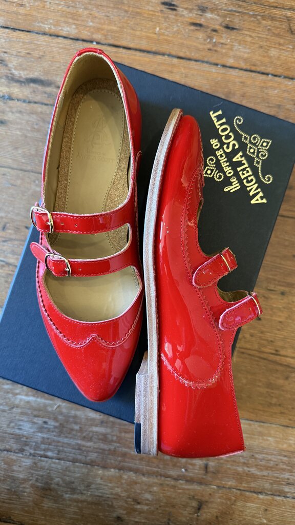 Miss Margo Patent Maryjane Flats