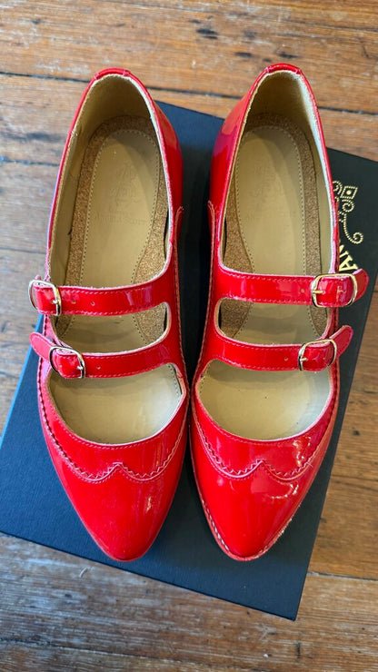 Miss Margo Patent Maryjane Flats