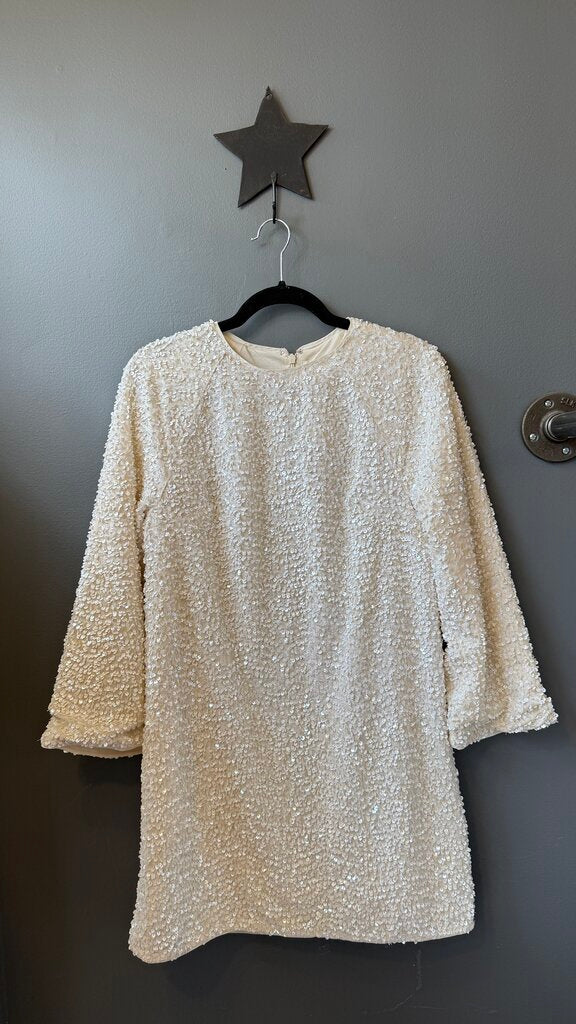 Sequin Longsleeve Shift Dress