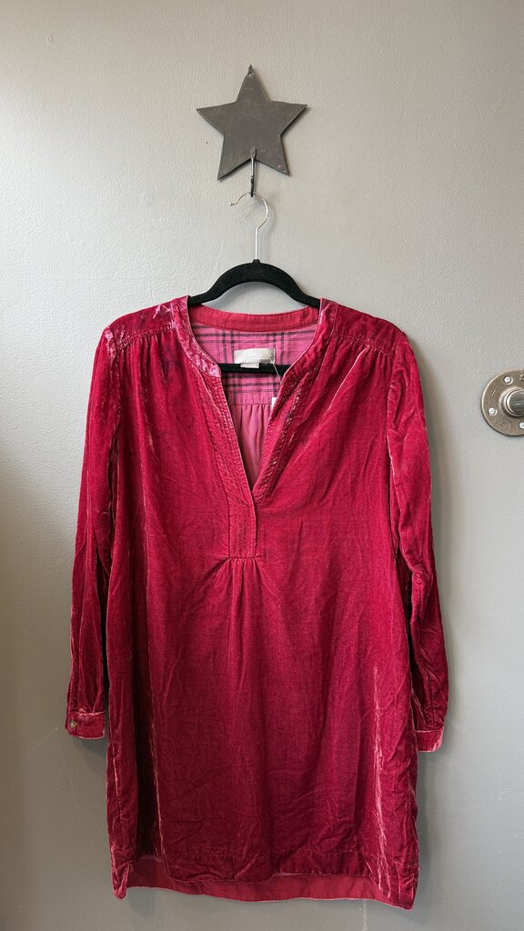 Velvet Popover Shift Dress