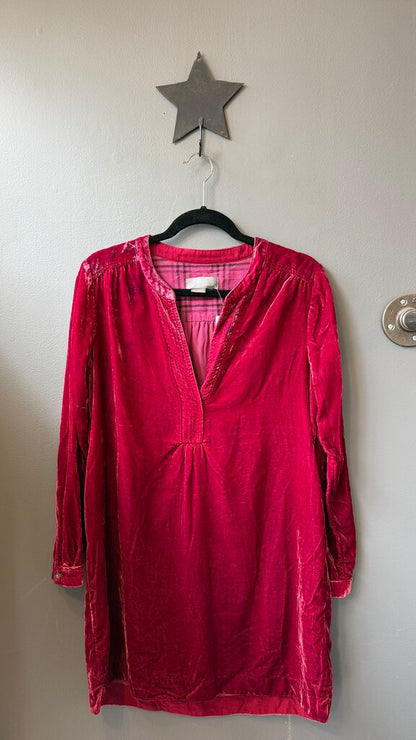Velvet Popover Shift Dress