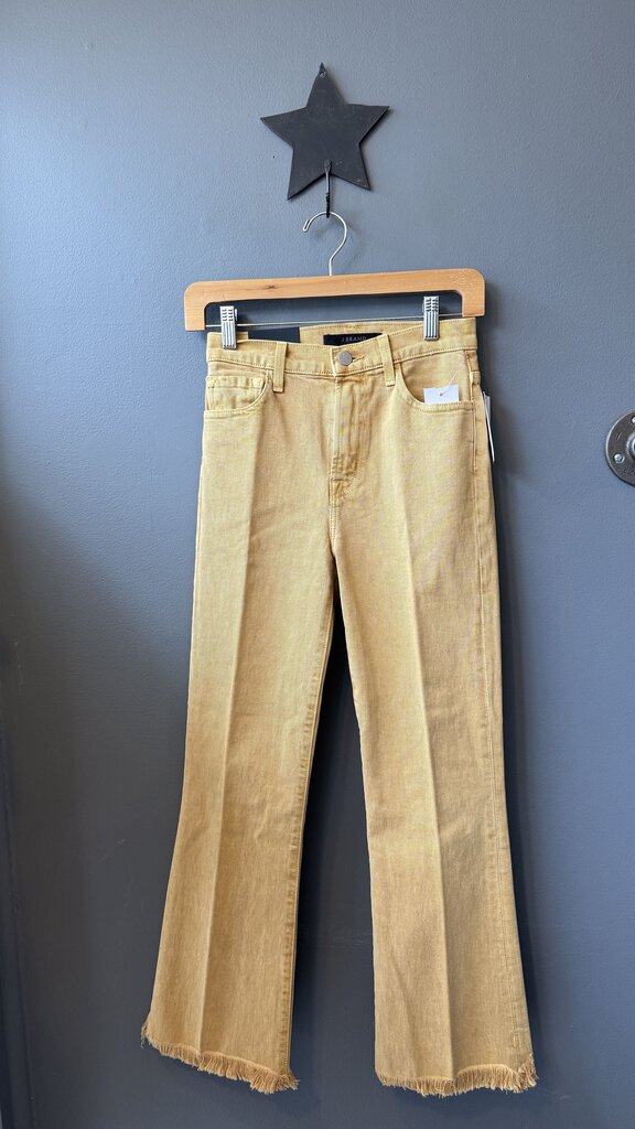 Julia HR Flare Mustard Jeans
