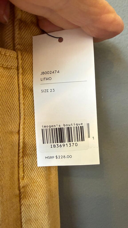 Julia HR Flare Mustard Jeans