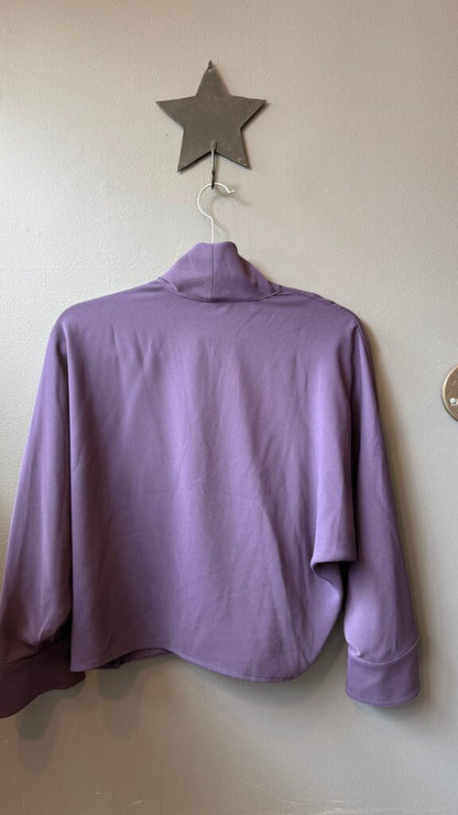 Faux Wrap Drapey Blouse
