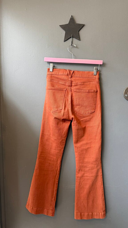 Carson HR Ankle Flare Jeans