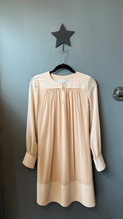 Chiffon Belted Swing Dress
